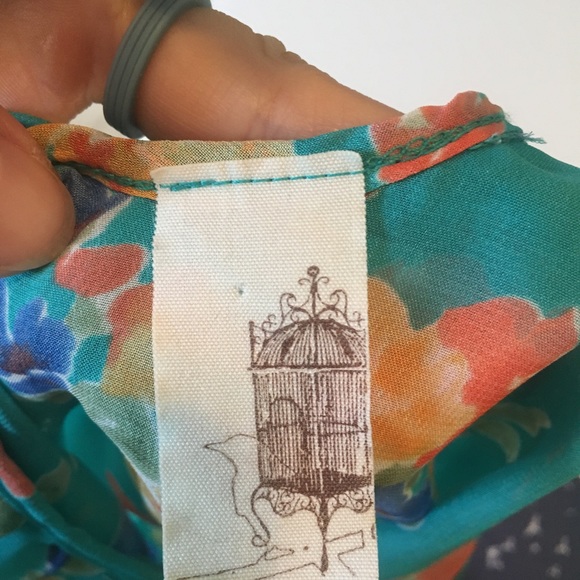 Blue Floral Camisole - Picture 4 of 4